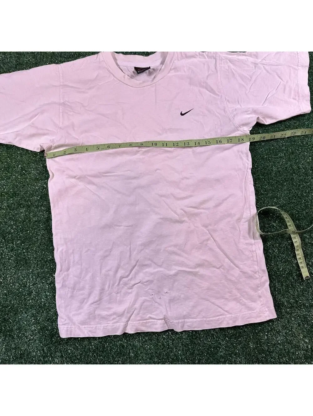 Retro Y2K Nike basic white cotton short sleeve shirt shirt small grunge